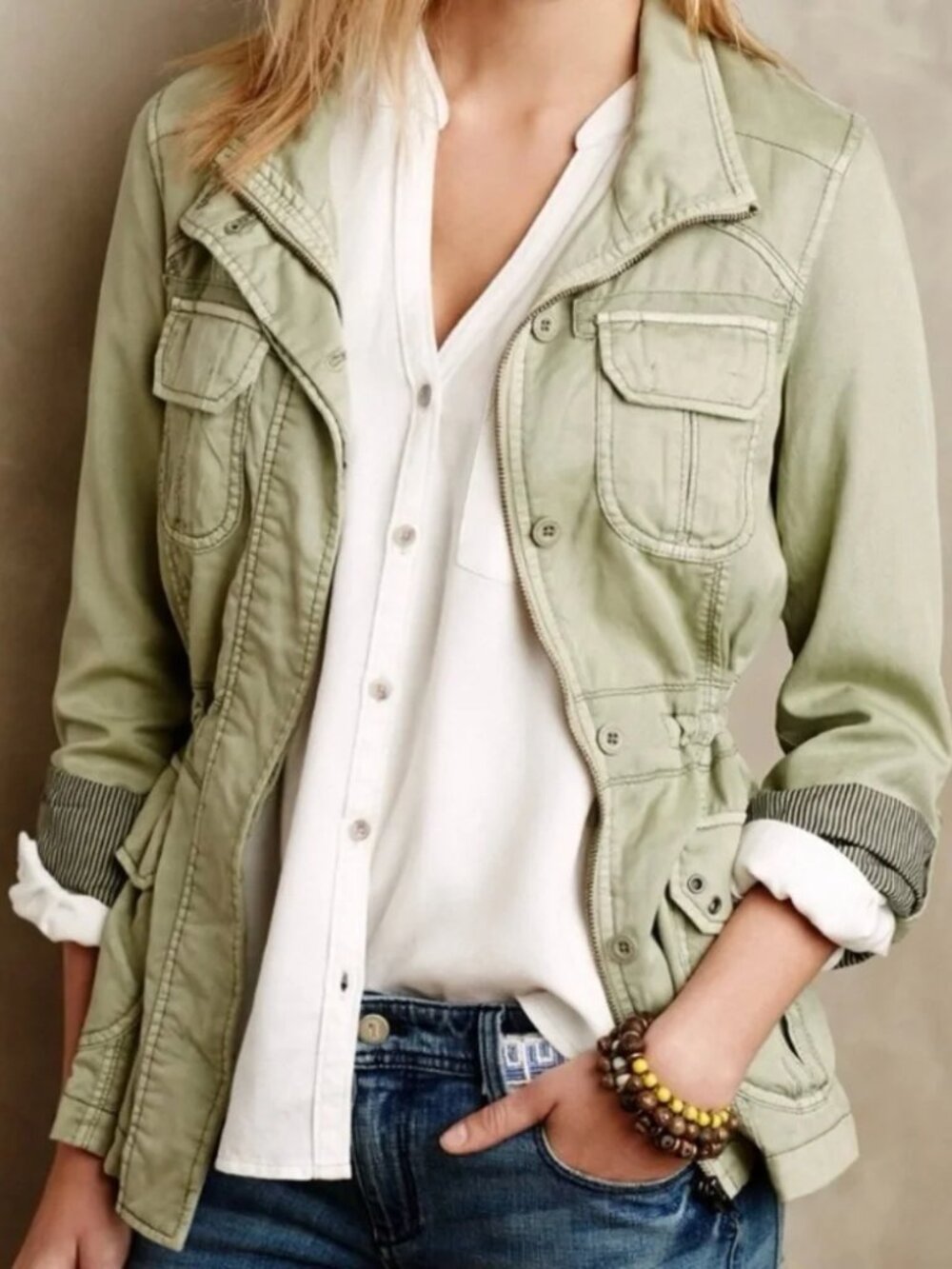 Anthropologie Marrakesh Cargo Anorak Jacket